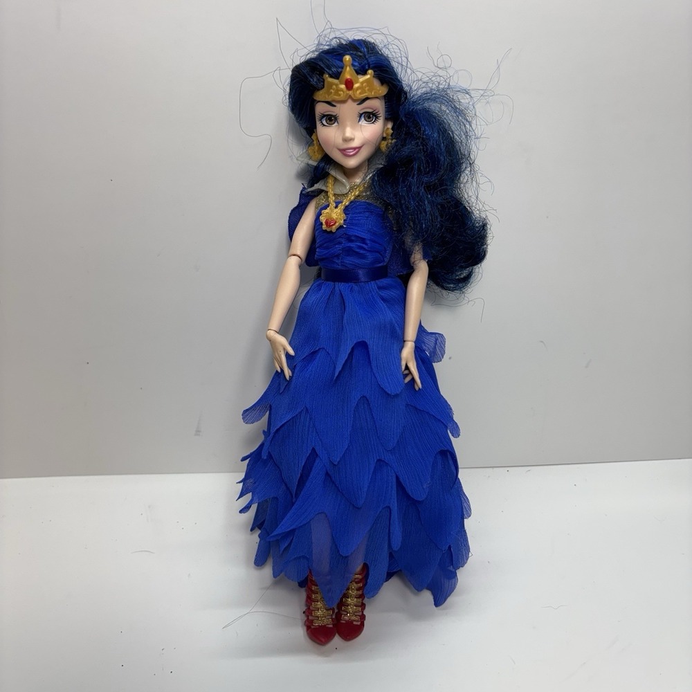 Disney Descendants 10'' EVIE Isle of the Lost Doll 2014 Blue Dress